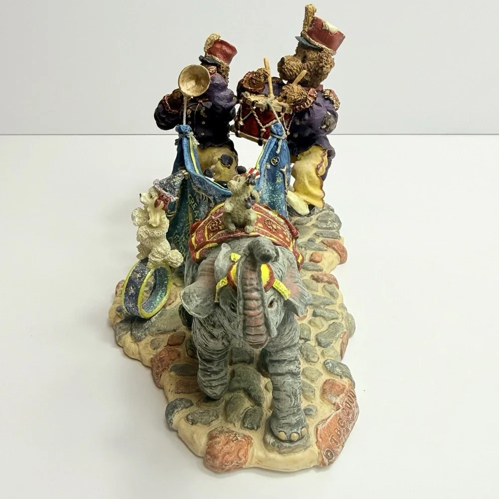 Vintage Boyds Bears Circus Parade Elephant Figurine 227808 Limited Edition 7021